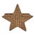 Vintage Star Shaped Wicker Basket For Sale