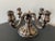 19th Century German Silver Rococo 4-Arm Candelabra For Sale - Image 12 of 12
