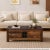 Dimensions: 40" W X 40" D X 18" H Features: • Reclaimed wood from old doors used to make this table • 100% solid wood...