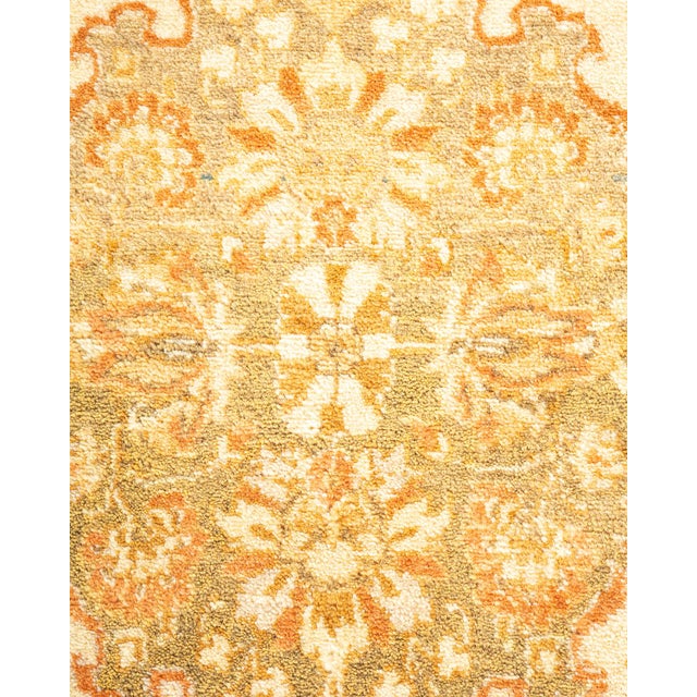 Traditional Mogul, One-of-a-Kind Hand-Knotted Area Rug - Ivory, 4' 1" x 6' 5" For Sale - Image 3 of 8