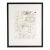 1972 Ink Drawing of an Interior by James L. Bruch For Sale