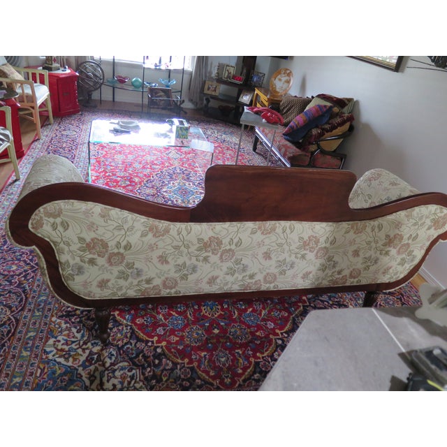 American Somerset Furniture Company Duncan Phyfe Style Mahogany Sofa For Sale - Image 3 of 9