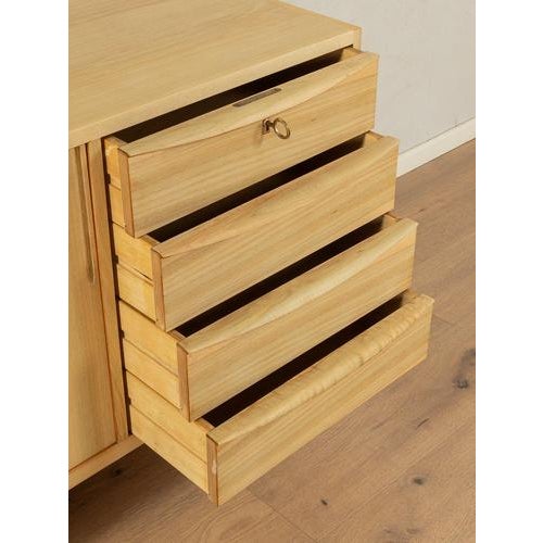 Scandinavian Walnut Veneer Sideboard, 1950s For Sale - Image 5 of 9
