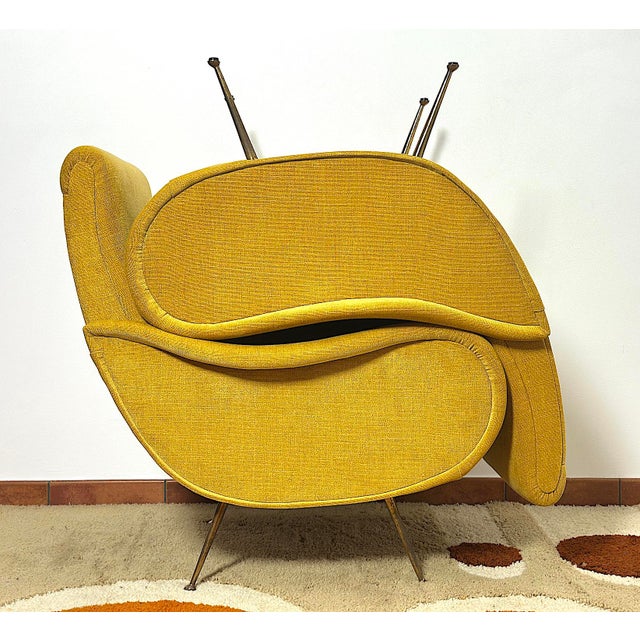 Italian Lady Lounge Chairs attributed to Marco Zanuso, 1960s, Set of 2 For Sale - Image 12 of 13
