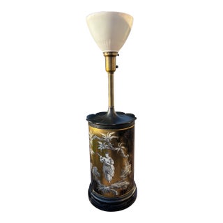 1990s Large Chinoiserie Style Lamp For Sale