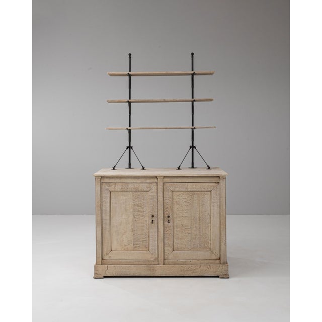 1900s French Oak Display Cabinet For Sale - Image 16 of 18