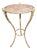 French Gilt Bronze Guéridon Table with Marble Top, 1920 For Sale