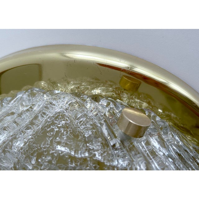 Murano Glass Flush Light from Hillebrand, 1970s For Sale - Image 14 of 18