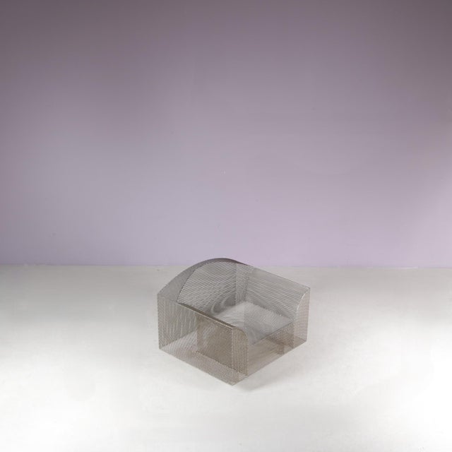Metal How High the Moon Chair by Shiro Kuramata for Vitra, Germany, 1980s For Sale - Image 7 of 18