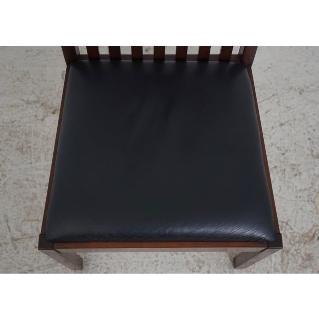 Set of 8 Stickley Metropolitan Collection Cherry Dining Chairs For Sale - Image 12 of 18