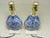Pair of Chinese Blue and White Porcelain Moon Flask Shaped Lamps For Sale - Image 14 of 15