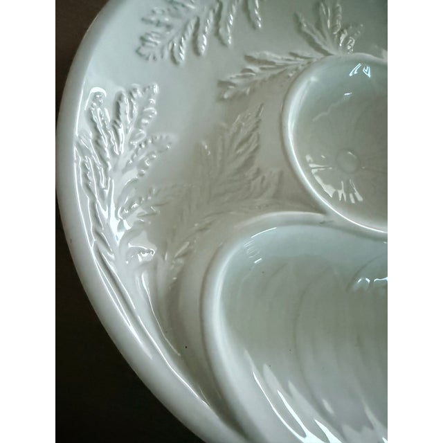 Ceramic White Bordallo Penheiro Artichoke Platter For Sale - Image 7 of 12