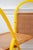 Vintage Folding Chairs in Yellow Lacquered Metal and Caning by Giorgio Cattelan for Cidue, 1970s, Set of 2 For Sale - Image 10 of 18