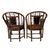 Chinoiserie Late 20th Century Attributed to Theodore Alexander Chinoiserie Bamboo Pavilion Armchairs With Custom Silk Down Cushions For Sale - Image 3 of 16