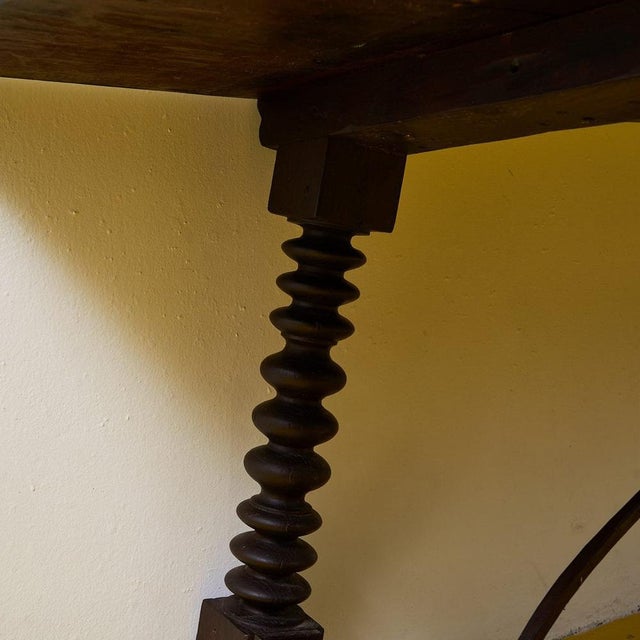 Wood Antique Wood Frattino Table For Sale - Image 7 of 16