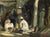 An original mid-20th-century watercolour painting – g.d. Paulraj, indian street scene.a beautiful, atmospheric street...
