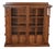 Mission Double Door Bookcase With Side Shelves - Walnut (W1) For Sale