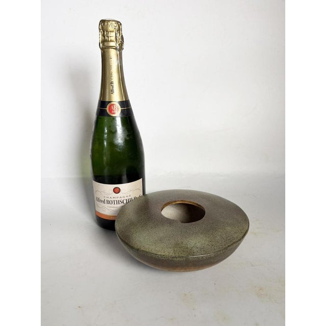 Stoneware Spherical Vase, France, 1960 For Sale - Image 4 of 11