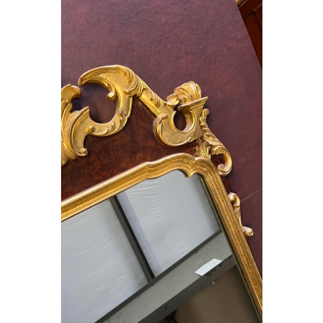 Gold Le Barge Parcel Gilt Mirror For Sale - Image 8 of 12