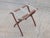 Vintage Wooden Vintage Scheibe Style Folding Luggage Rack Stand For Sale - Image 9 of 12