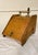 Farmhouse Antique Bleached Walnut Coal Hood With Brass Handles and Brass Scoop For Sale - Image 3 of 9