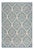 Diver Bay Indoor Outdoor Rug Cream & Blue 5'3"x7'6" For Sale
