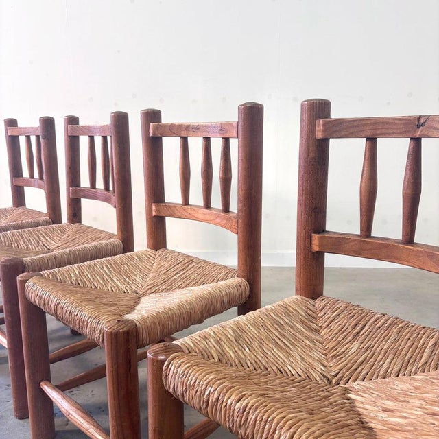 Vintage Farmer Chairs, 1960s, Set of 5 For Sale - Image 9 of 16