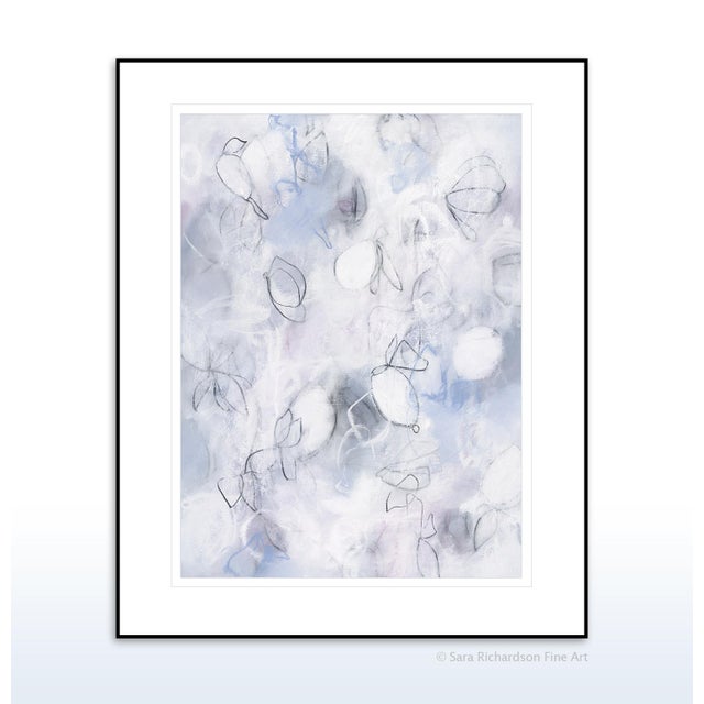Float No. 13 is a vertical abstract drawing on paper with a layered, textured surface and soft tonal movement. The...