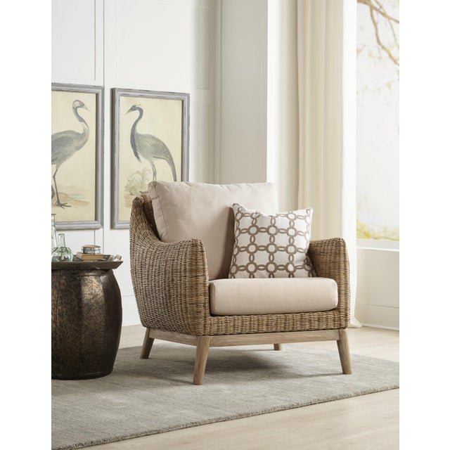 Metropolitan Club Chair Gray Rattan Chairish