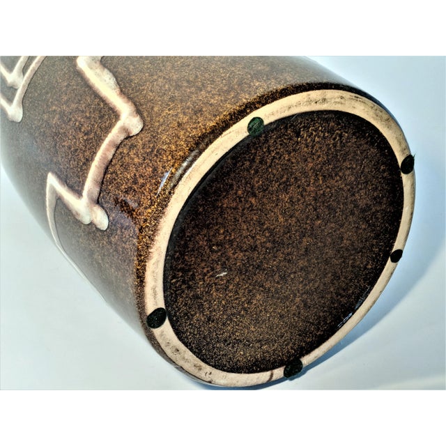 Ceramic 1950's Vintage Sheurich Keramik West German Ceramic Vase For Sale - Image 7 of 13