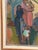 Margareta Wallin, Family in Tenerife, 1950s, Oil on Canvas, Framed For Sale - Image 5 of 17