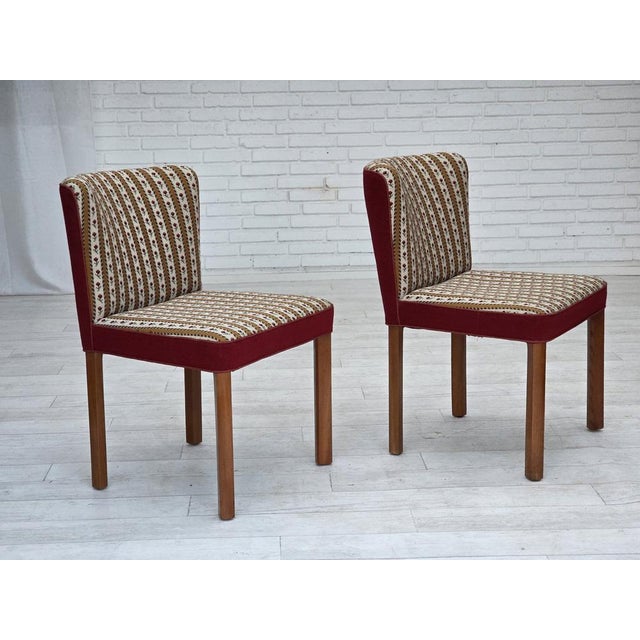Set of Danish Easy Chairs in Woven Wool, 1960s For Sale - Image 17 of 17