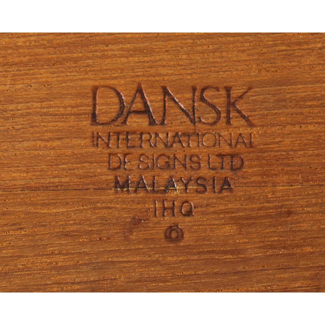 Late 20th Century Jens Quistgaard Dansk Teak Lattice Trivet For Sale - Image 5 of 8