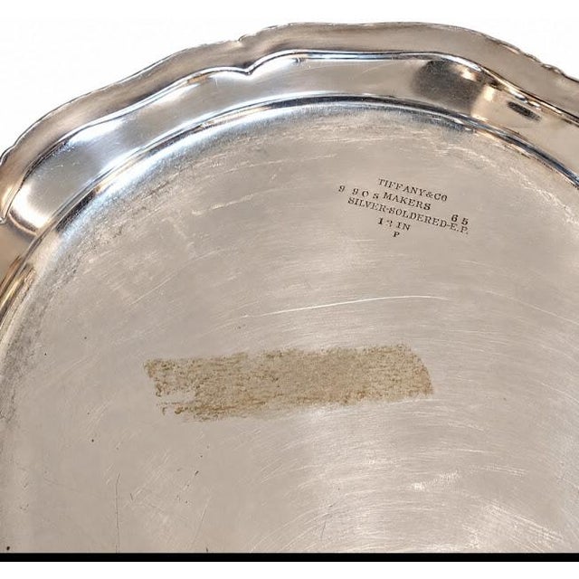 Tiffany and Co. Pair Tiffany 12" Serving Trays For Sale - Image 4 of 4