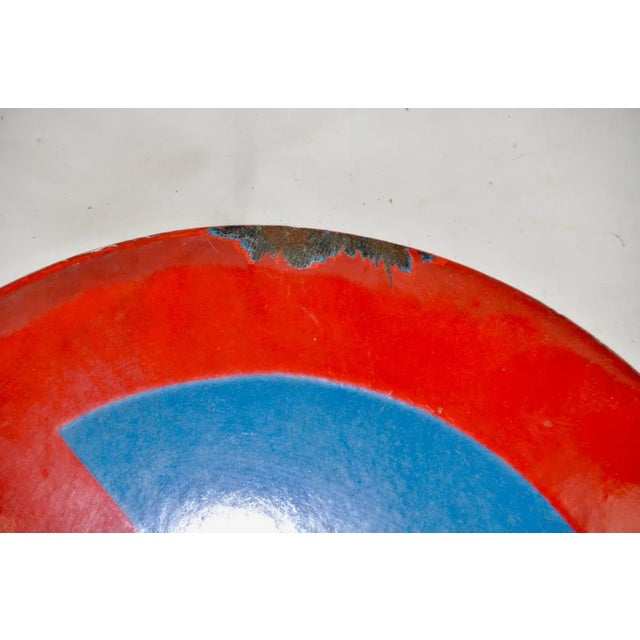 Enameled No Parking Sign, 1950s For Sale - Image 10 of 11