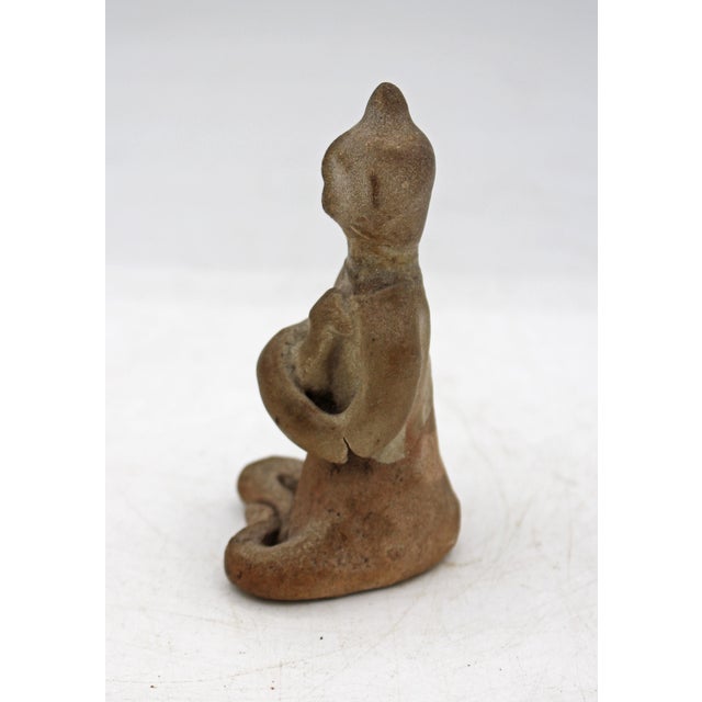 Asian Circa 1300-1500 Thai Stoneware Fertility Symbol Figure For Sale - Image 3 of 8