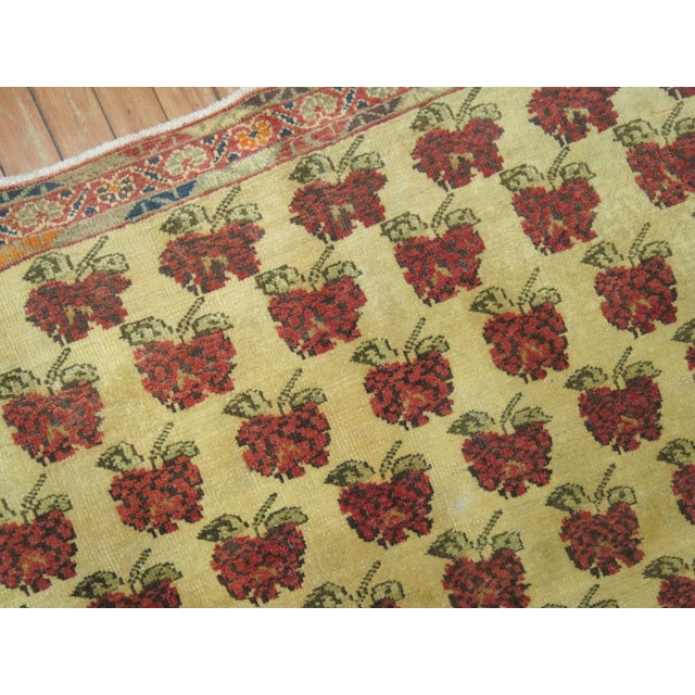 Antique Zabihi Collection Rare Caucasian Kuba Square Rug - 4'10" x 4'10" For Sale In New York - Image 6 of 7