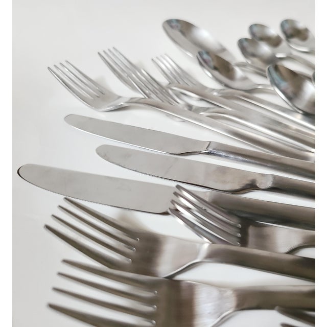 Robert Welch Svenska Satin Stainless Flatware Set 49 Piece Set Chairish