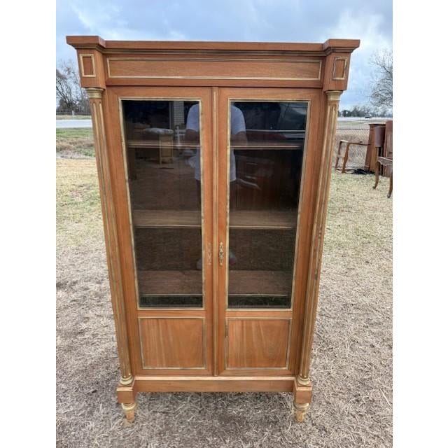 19th Century French Louis XVI Bleached 2-Door Bookcases For Sale - Image 12 of 14