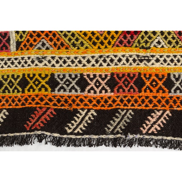Vintage Anatolian Geometric Kilim Rug For Sale - Image 4 of 10