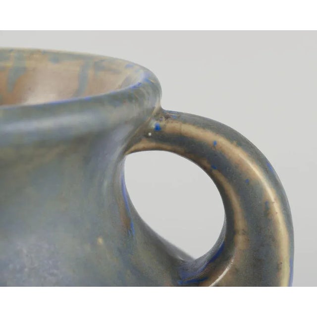 Large Ceramic Vase with Two Handles from Villeroy & Boch, Luxembourg, 1930s For Sale - Image 4 of 10