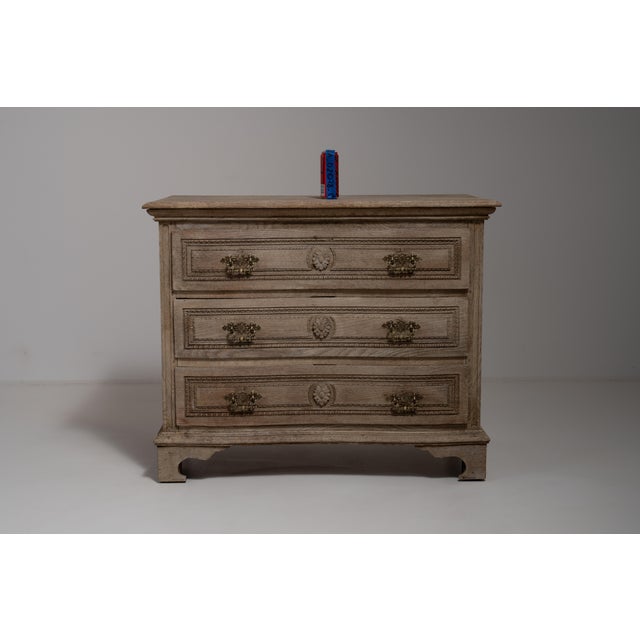19th Century Louis XV Oak Chest of Drawers For Sale - Image 13 of 18