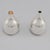 Mid-Century Modern Danish Salt and Pepper in Silver by Hans Hansen, 1967, Set of 2 For Sale - Image 3 of 5