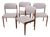 Danish Modern Rosewood Dining Chairs by H. W. Klein for Bramin, 1960s, Set of 4 For Sale