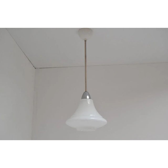 Mid-Century Glass Pendant, 1970s For Sale - Image 4 of 9