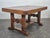 Oak Dining Table with Double Legs, 1940s For Sale - Image 4 of 6