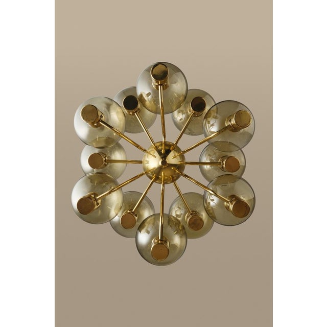 T372/12 Patricia Chandeliers by Hans-Agne Jakobsson, 1960s, Set of 2 For Sale - Image 3 of 9