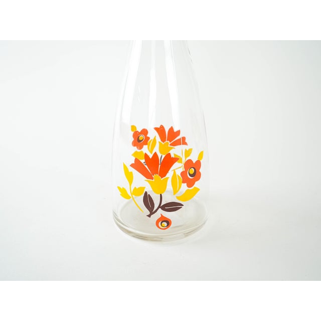 Vintage Italian Glass Carafe, 1970s For Sale - Image 8 of 9