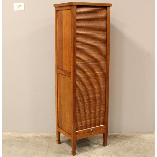 Vintage Filing Cabinet in Oak, 1920s For Sale - Image 16 of 16