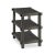 American Woodbridge Furniture Joinery Tier Table in Worn Black For Sale - Image 3 of 3